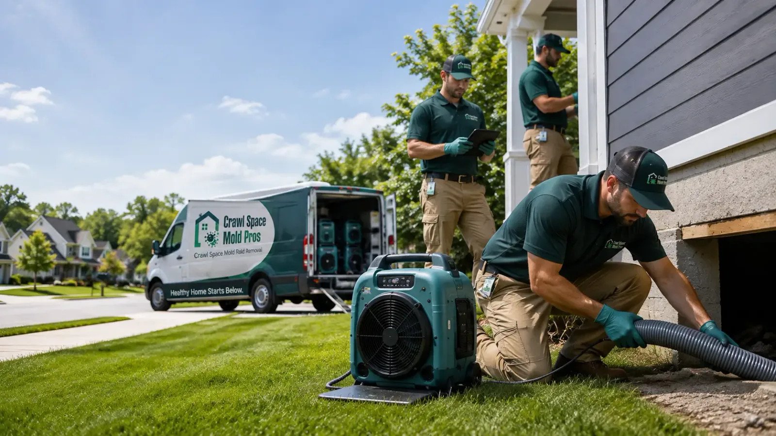 Crawl Space Mold Removal in Saint Paul, IN